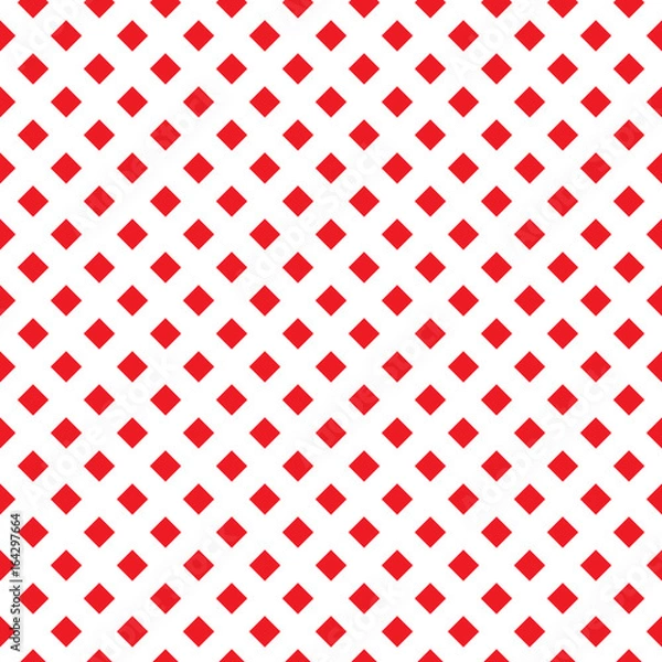 Obraz Square red small seamless pattern
