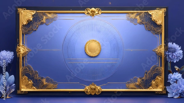 Fototapeta Vector certificate template.