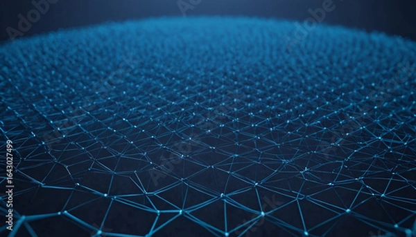 Fototapeta abstract blue background with net