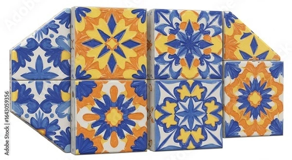 Obraz Colorful decorative ceramic tiles