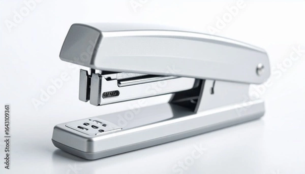 Fototapeta stapler isolated on white background