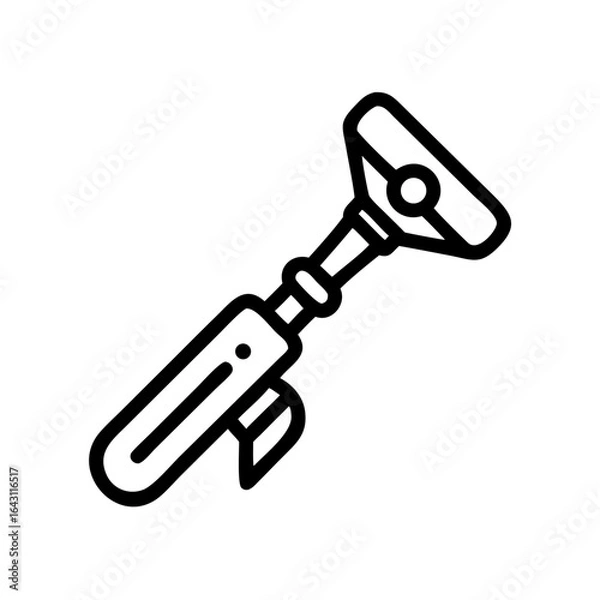 Fototapeta Engraved tool mark icon design.