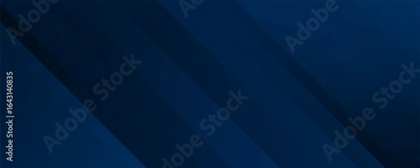 Obraz Dark blue dynamic gradient lines abstract background.