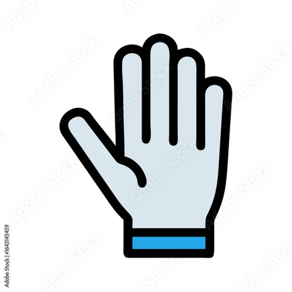 Obraz Work glove icon design.