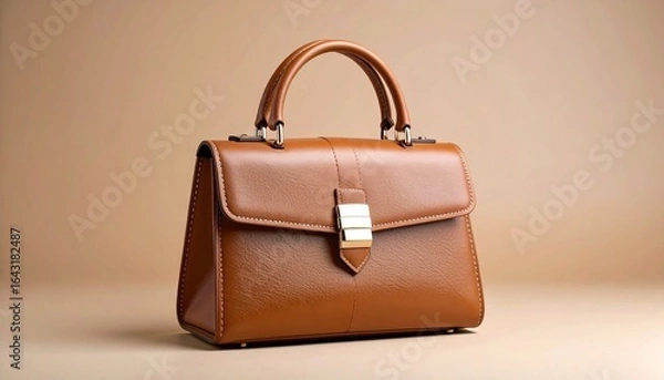 Obraz brown leather briefcase