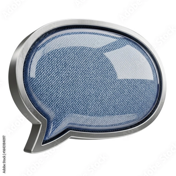 Obraz Speech bubble isolated on transparent background