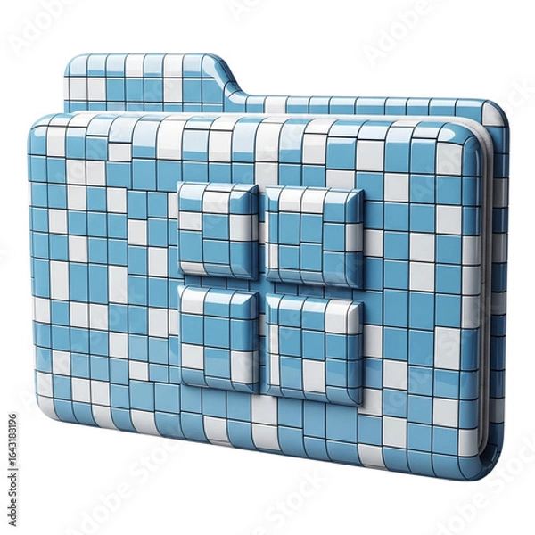 Obraz Window folder icon isolated on transparent background