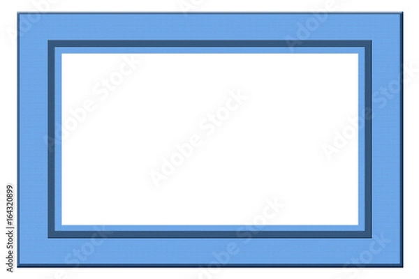 Fototapeta Blue Frame