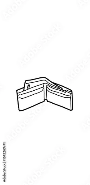 Fototapeta stack of money in wallet