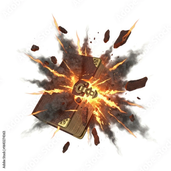 Obraz explosion of fire