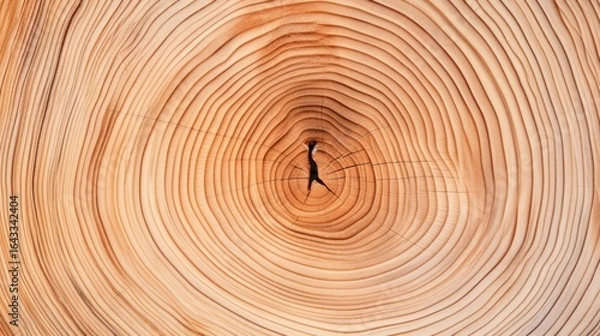 Obraz Texture of annual wood rings, natural background