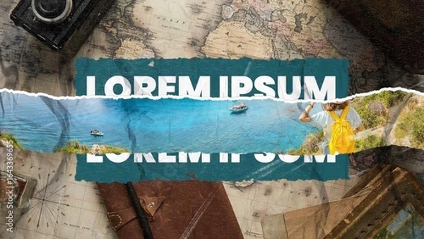 Obraz Clean Torn Paper Dynamic Intro Opener