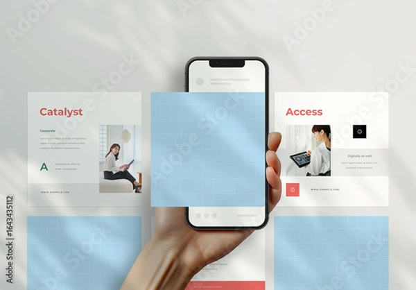 Obraz Square Social Media Mockup