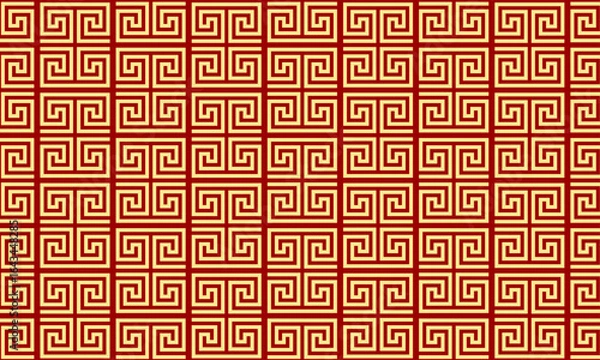 Fototapeta Seamless pattern in greek style.