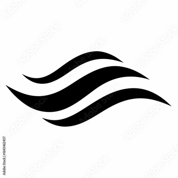 Fototapeta Abstract Water Wave Vector