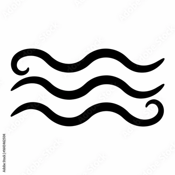 Fototapeta Abstract Water Wave Vector