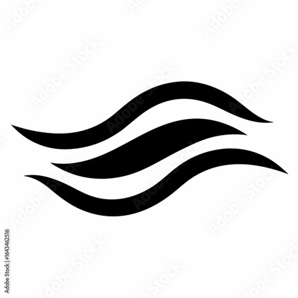 Fototapeta Abstract Water Wave Vector