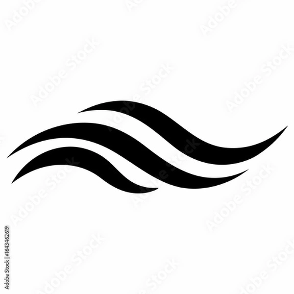 Fototapeta Abstract Water Wave Vector