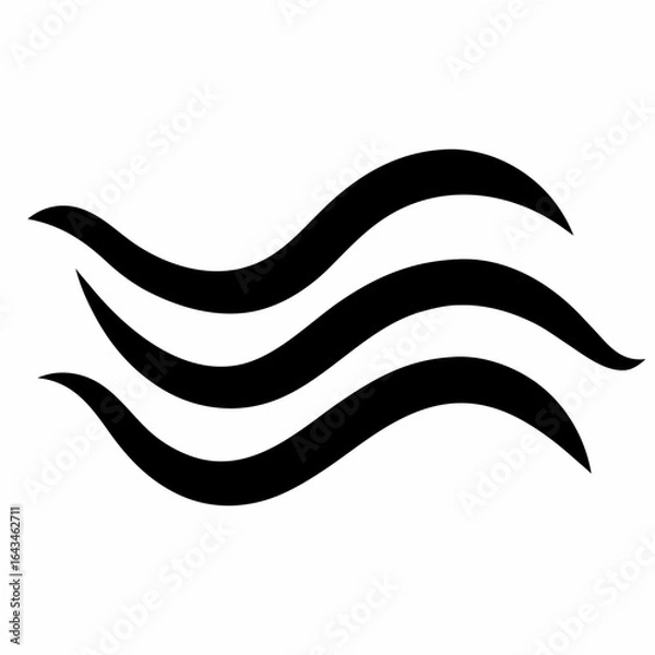 Fototapeta Abstract Water Wave Vector