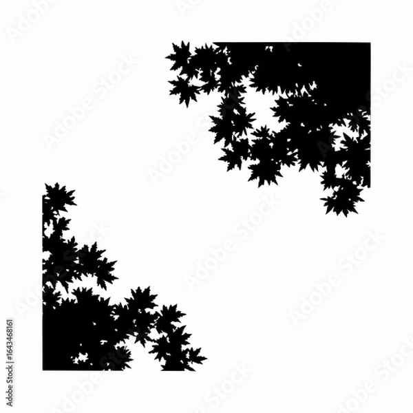 Fototapeta Aerial View Tree Canopy Vector