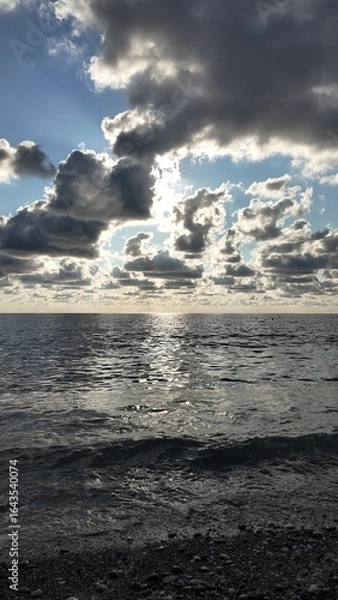 Obraz sea, sky, ocean, water, clouds