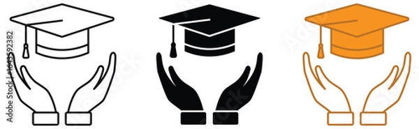 Fototapeta university education vector illustration for educational resources