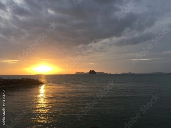 Fototapeta Закат на Сиамском заливе