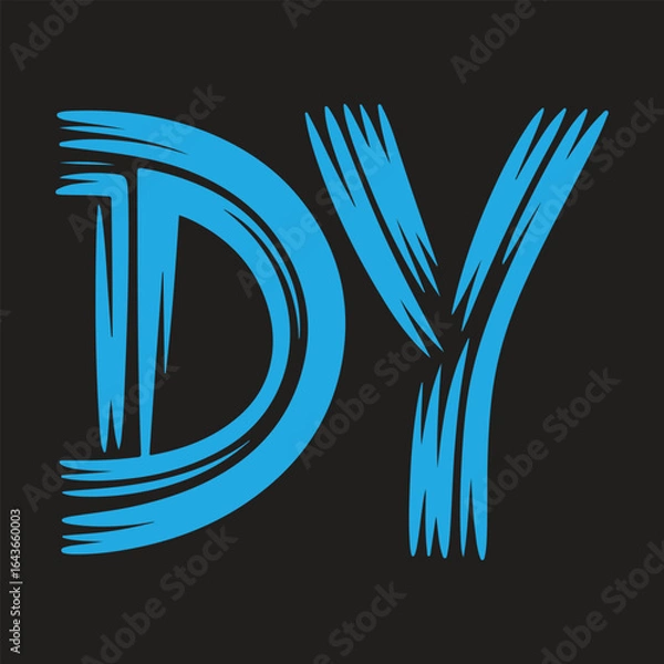 Fototapeta dy vector logo