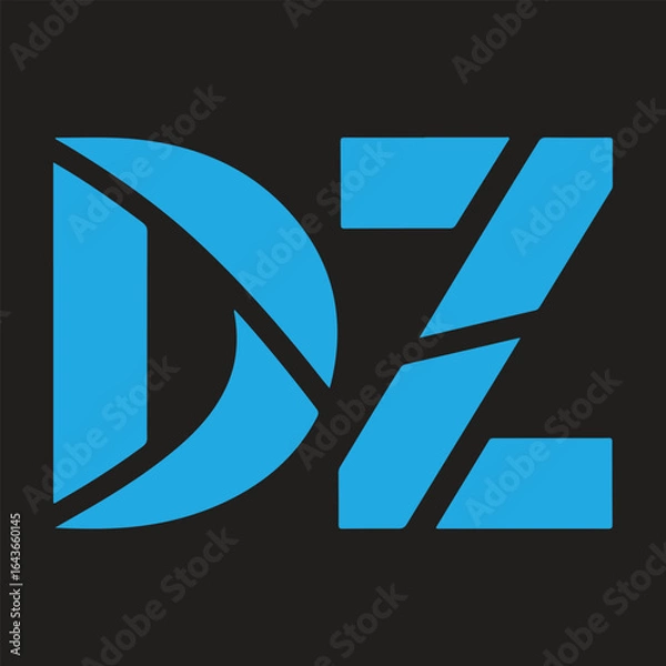 Fototapeta dz vector logo
