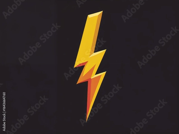 Obraz lightning bolt vector illustration