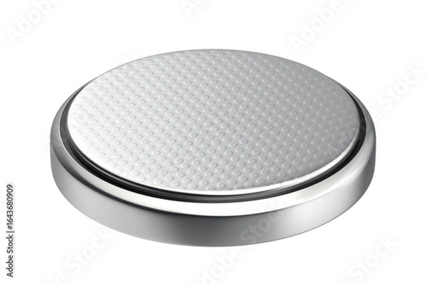 Obraz Button cell battery on transparent background