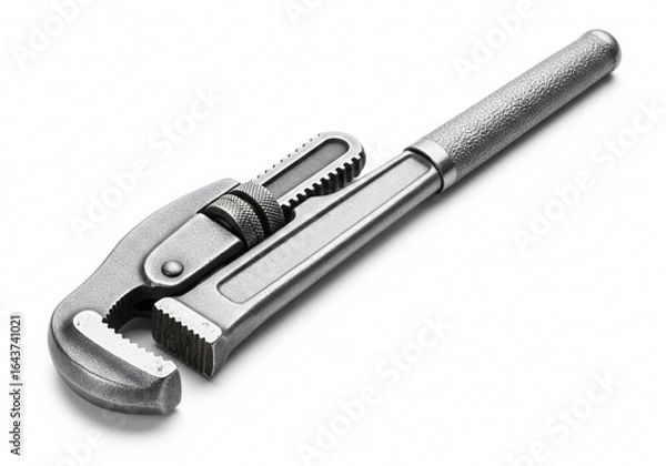 Obraz Pipe Wrench on white background isolated 