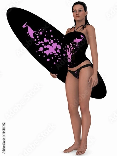 Obraz Female Surfer