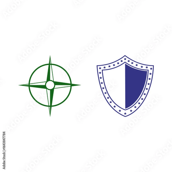 Obraz icon shield art logo