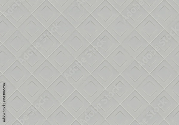Fototapeta Subtle geometric isometric pattern background with neutral colors