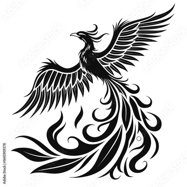 Obraz eagle tattoo vector