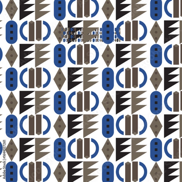 Obraz seamless pattern with numbers