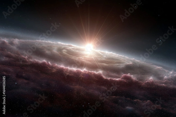 Obraz A star literally orbited inside another star (common envelope phase)