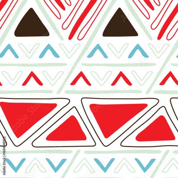 Obraz abstract background with triangle pattern