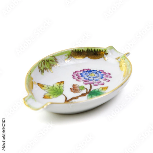 Obraz Decorative Plates On White Background