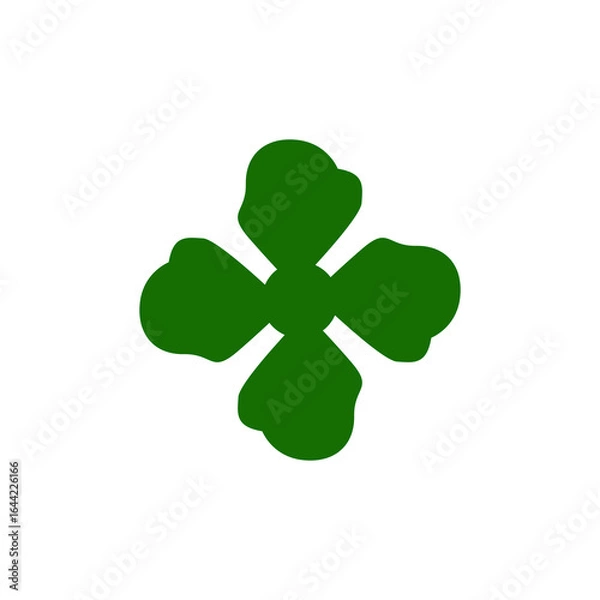 Obraz four leaf clover isolated