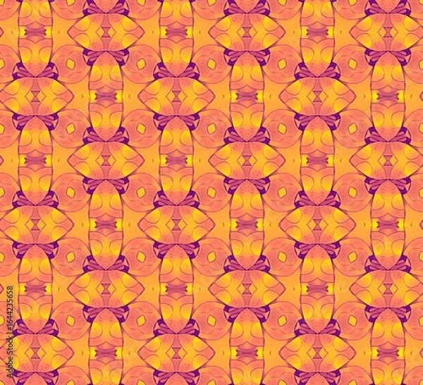 Fototapeta seamless pattern with flowers