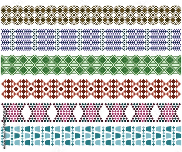 Obraz Saudi National Day, set of colored backgrounds for social media designs