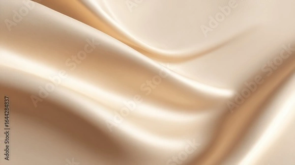 Obraz Smooth warm beige solid background with seamless lighting.