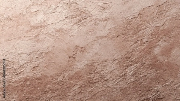 Obraz Smooth warm clay plaster wall with seamless matte finish for modern product staging.