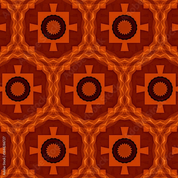 Fototapeta seamless pattern with circles