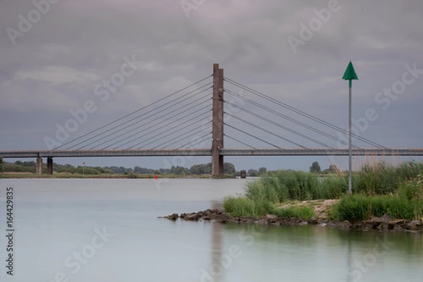 Obraz Bridge over river IJssel