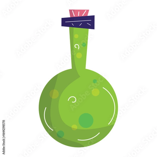 Obraz Isolated spooky halloween magic potion Vector