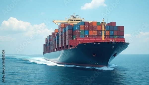 Obraz Cargo Ship at Sea