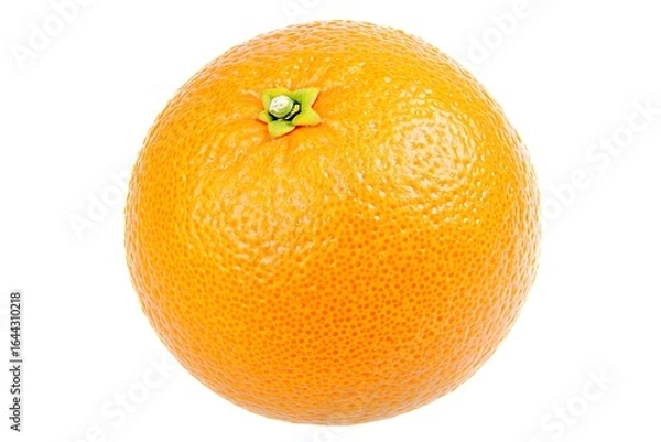 Obraz Ripe orange fruit isolated on a white background.